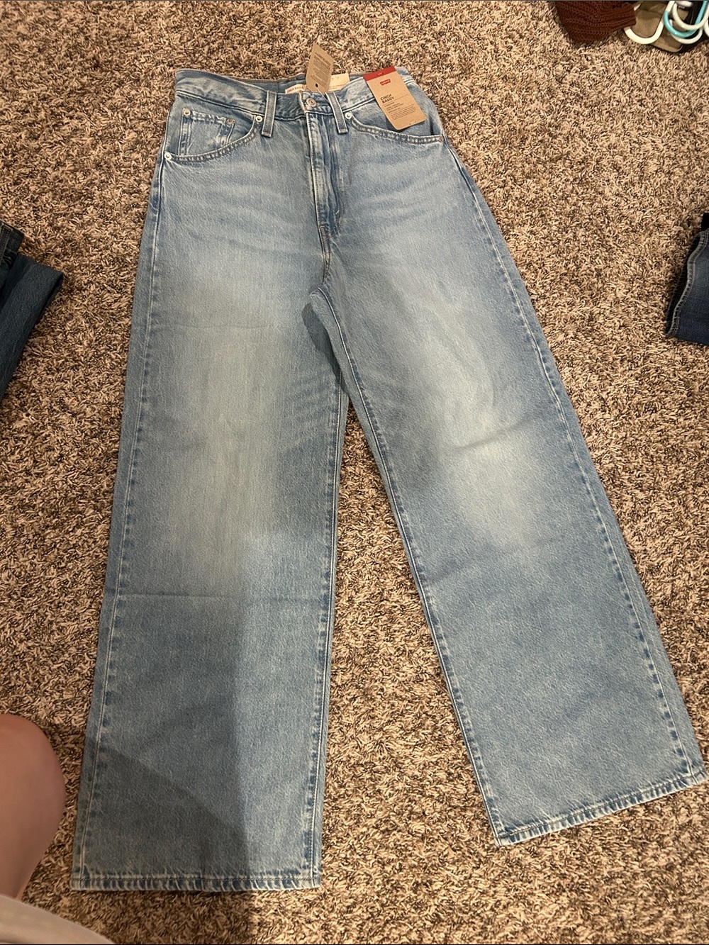Levi's Light Blue Wide Leg Jeans - Flare Style
